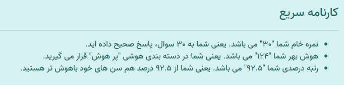 تست هوش IQ ریون (Raven)