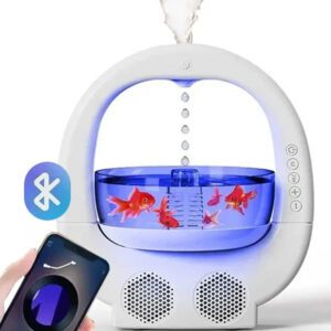 آکواریوم هوشمند چندکاره با بخور، نورپردازی و اسپیکر